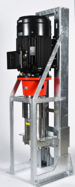 iSave70, incl. Press. exchanger and booster pump with 18,5kW-6 p el.motor IE3 and Base Frame Vertical