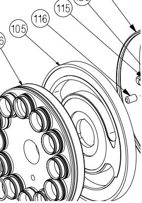 iSave 21 Plus Port plate Brine (1 pc)